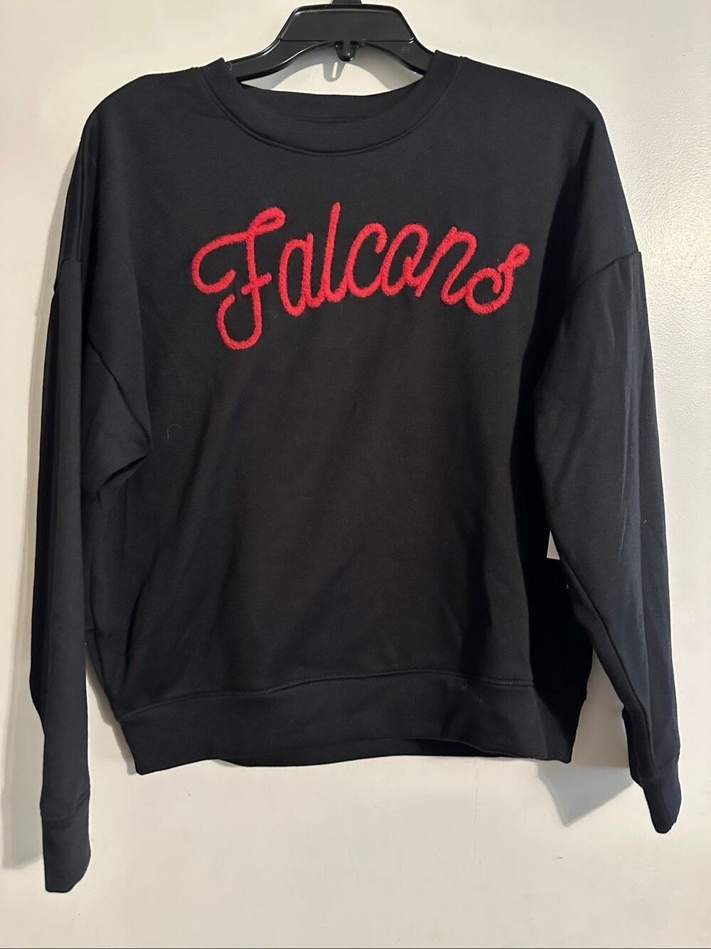 NFL Atlanta Falcons embroidered crewneck sweatshirt sleep shirt size Large NWT F